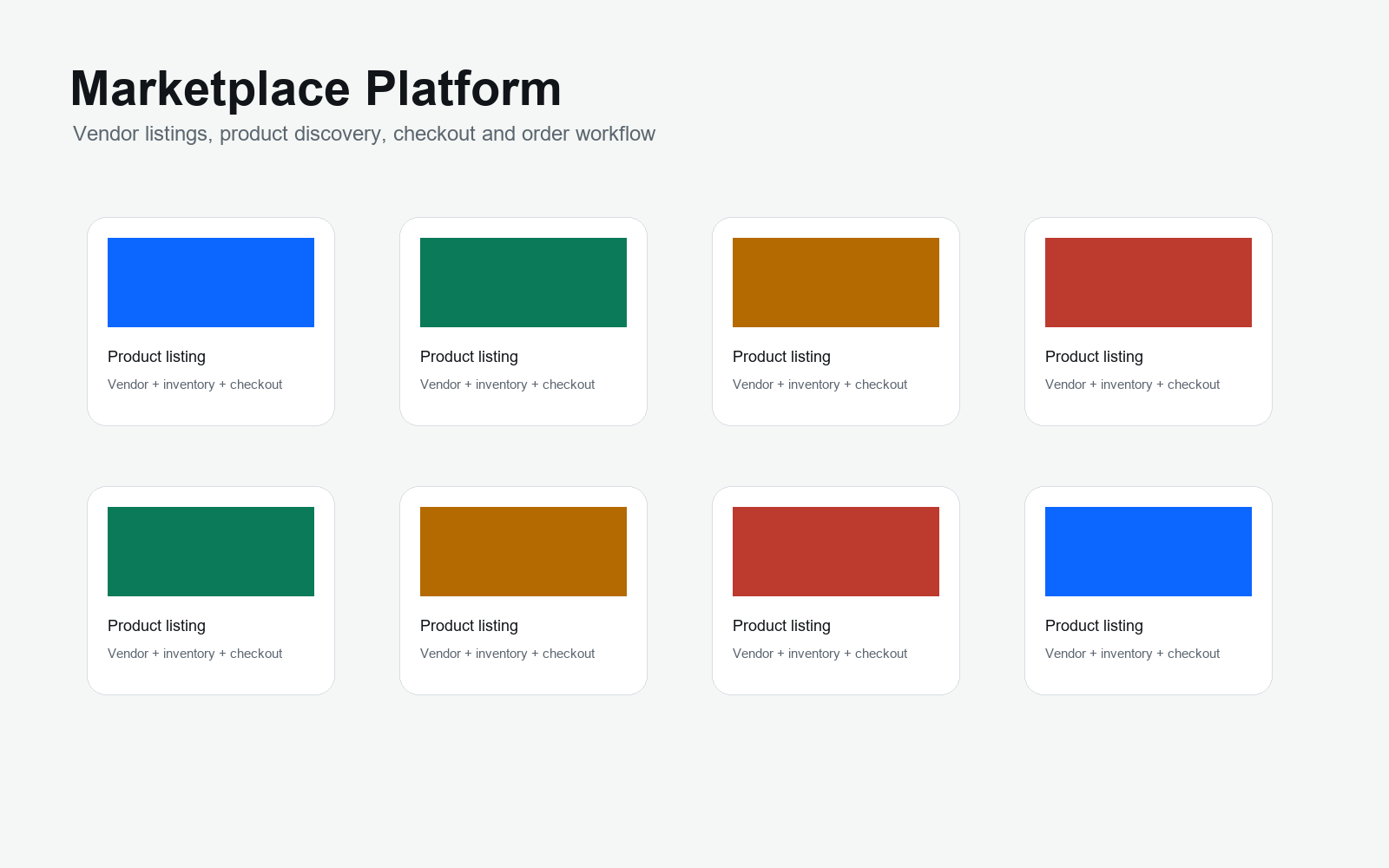 Marketplace Platform visual
