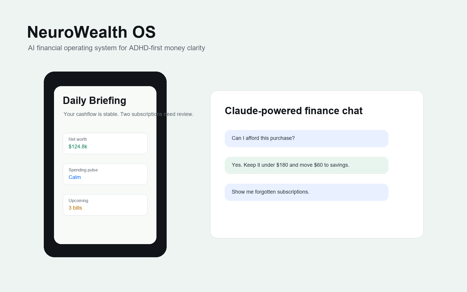 NeuroWealth OS visual